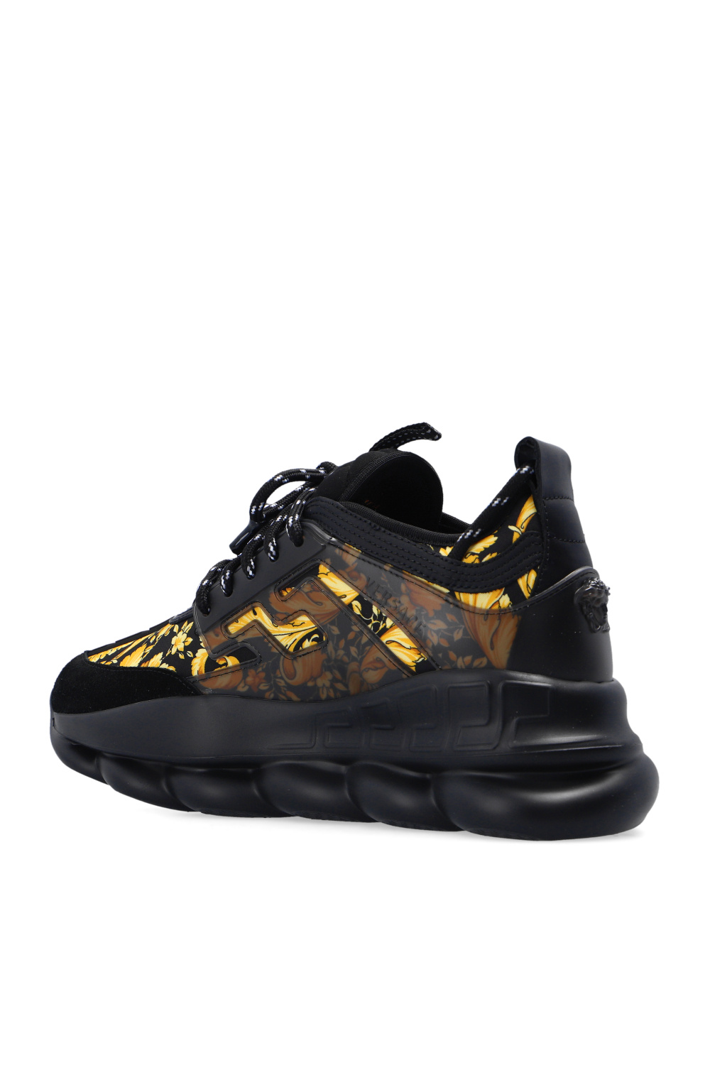 Versace chain reaction hot sale black on feet